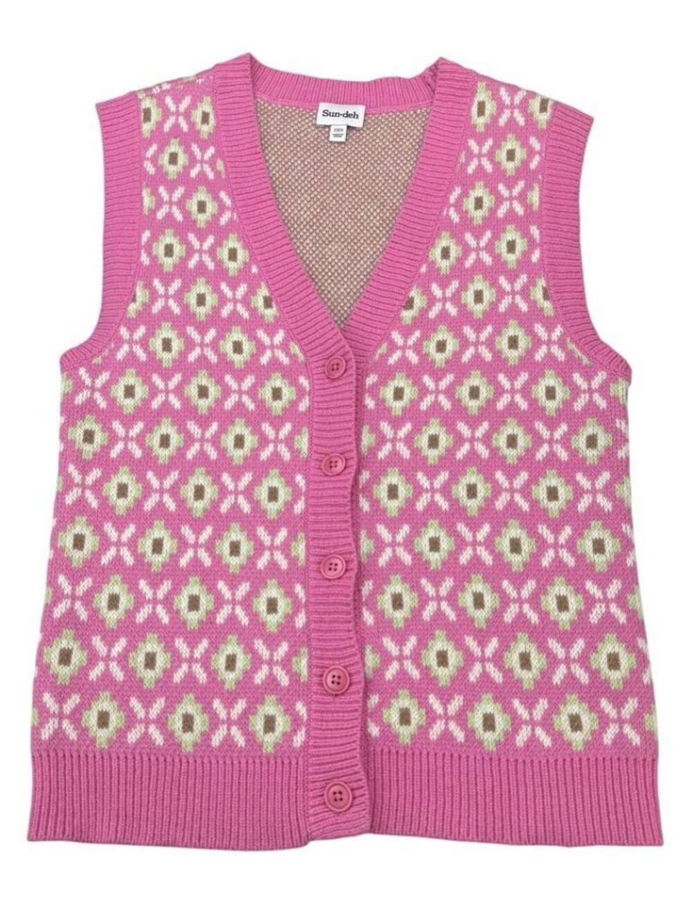 Aritzia Sunday Best Preston Pink Sweater Vest - Picture 2 of 6
